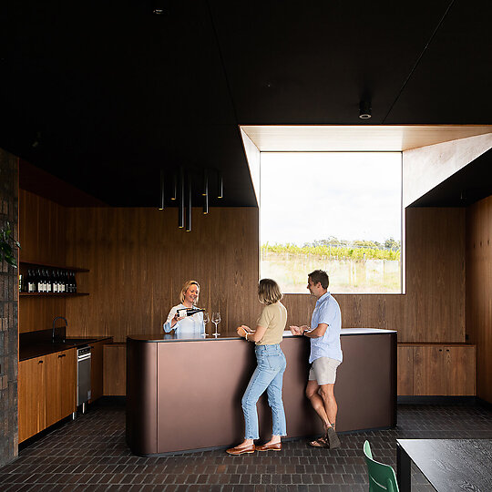 Interior photograph of Stoney Rise Cellar Door by Anjie Blair