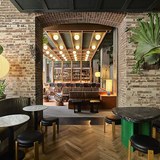 Interior photograph of Ace Hotel Sydney by Anson Smart