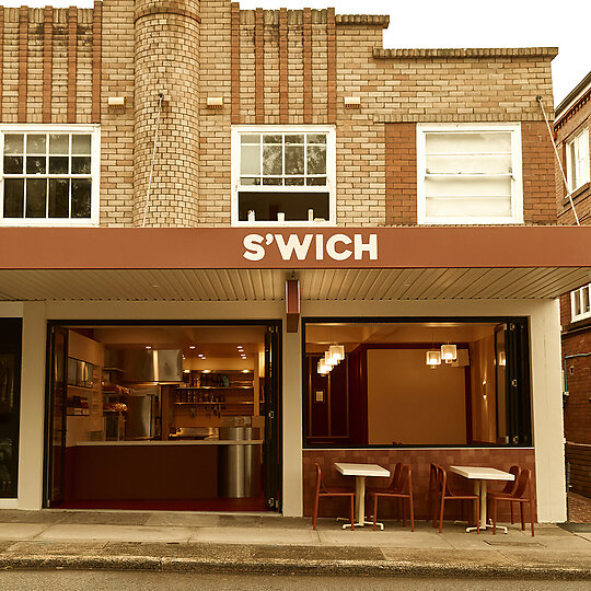 Interior photograph of S'WICH Bondi by Claudia Smith