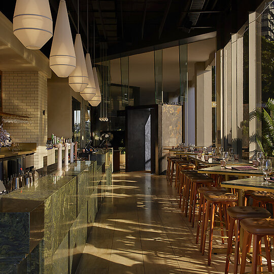 Interior photograph of Babylon Brisbane by Cieran Murphy