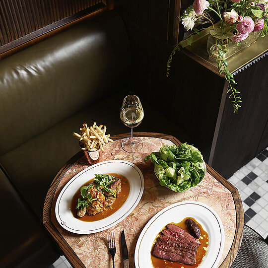 Interior photograph of The Charles Grand Brasserie & Bar by Anson Smart 