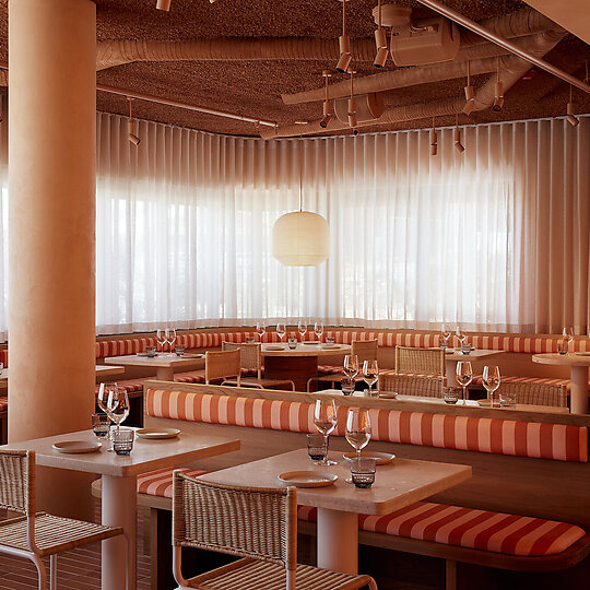 Interior photograph of Light Years Asian Diner by Jessie Prince