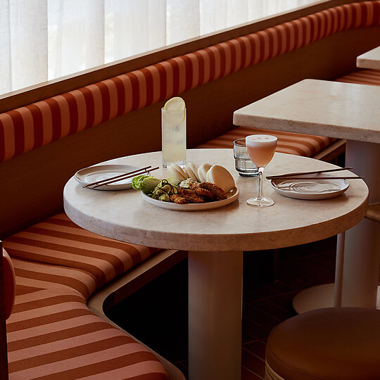 Interior photograph of Light Years Asian Diner by Jessie Prince