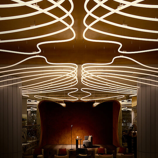 Interior photograph of Luma Bar & Restaurant by Nicole Reed