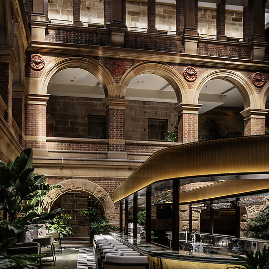 Interior photograph of The Treasury - InterContinental Hotel Sydney by  Trevor Mein