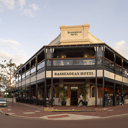 Interior photograph of Bassendean Hotel by Dion Robeson