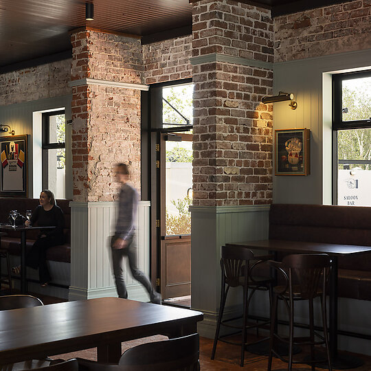 Interior photograph of Bassendean Hotel by Dion Robeson