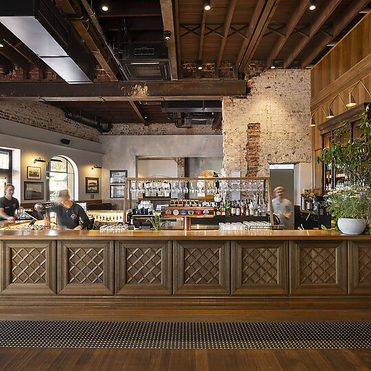 Interior photograph of Bassendean Hotel by Dion Robeson