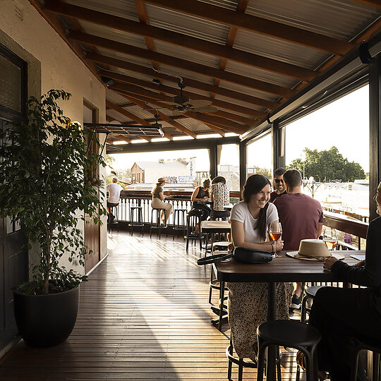 Interior photograph of Bassendean Hotel by Dion Robeson