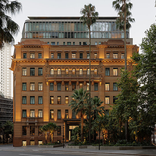 Interior photograph of Capella Sydney by Timothy Kaye