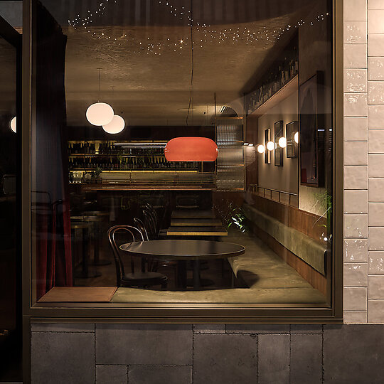 Interior photograph of Bar Heather by Andy Macpherson