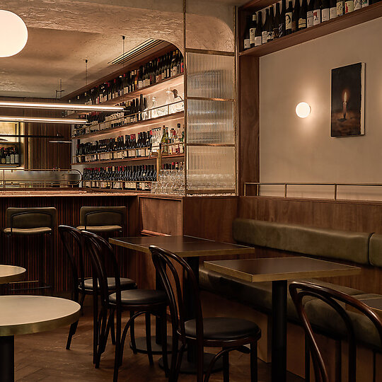 Interior photograph of Bar Heather by Andy Macpherson