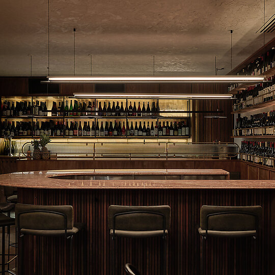 Interior photograph of Bar Heather by Andy Macpherson