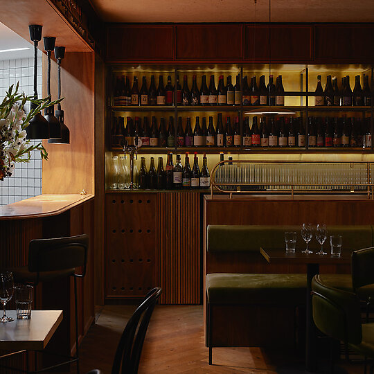Interior photograph of Bar Heather by Cieran Murphy