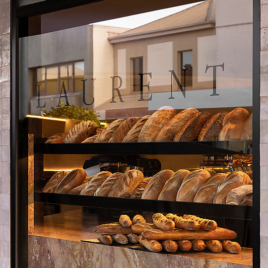 Interior photograph of Laurent Bakery, Ivanhoe by Timothy Kaye