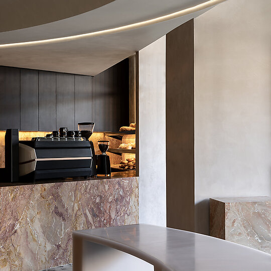 Interior photograph of Laurent Bakery, Ivanhoe by Timothy Kaye