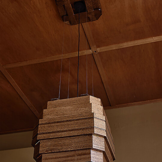 Interior photograph of The Sporting Club Hotel by Derek Stawell