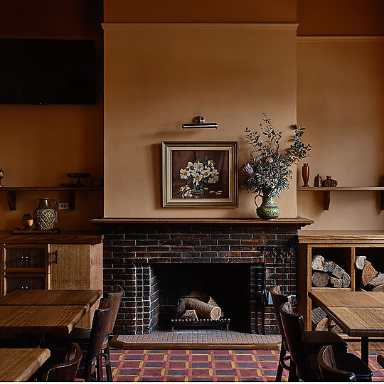 Interior photograph of The Sporting Club Hotel by Derek Stawell