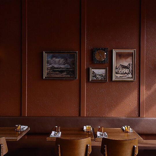 Interior photograph of The Sporting Club Hotel by Derek Stawell