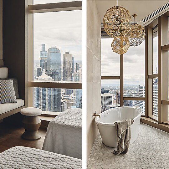 Interior photograph of The Ritz-Carlton, Melbourne by Peter Bennetts