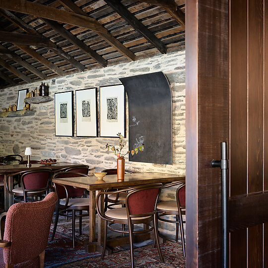 Interior photograph of The Manure Room, Ayrburn by Anson Smart