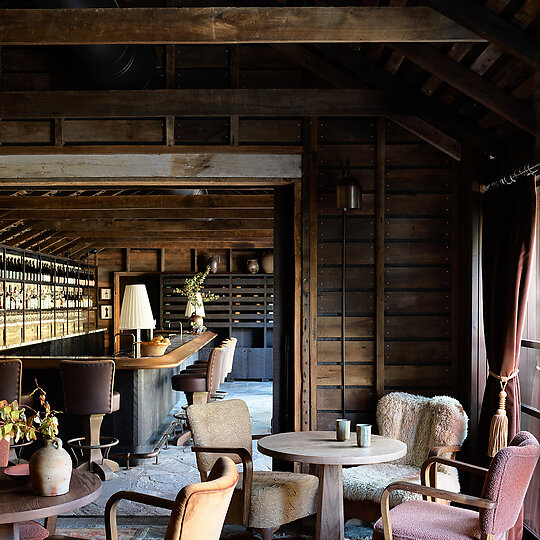 Interior photograph of The Manure Room, Ayrburn by Anson Smart