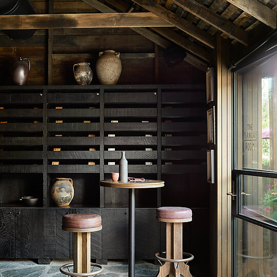 Interior photograph of The Manure Room, Ayrburn by Anson Smart