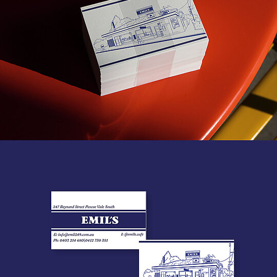 Interior photograph of Emil's by Su Park