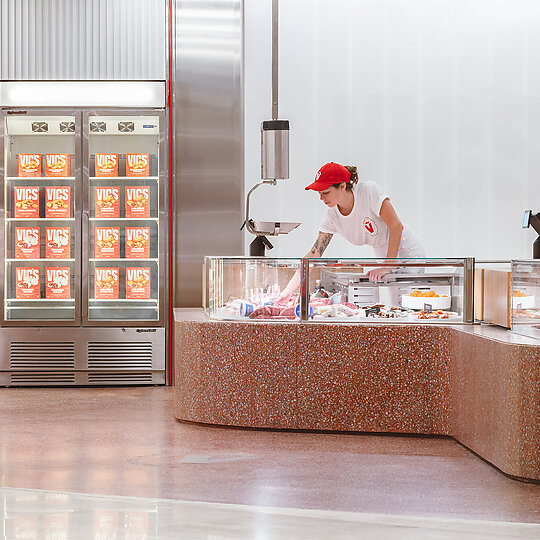 Interior photograph of Vic's Meat, Chatswood Chase by Katherine Lu