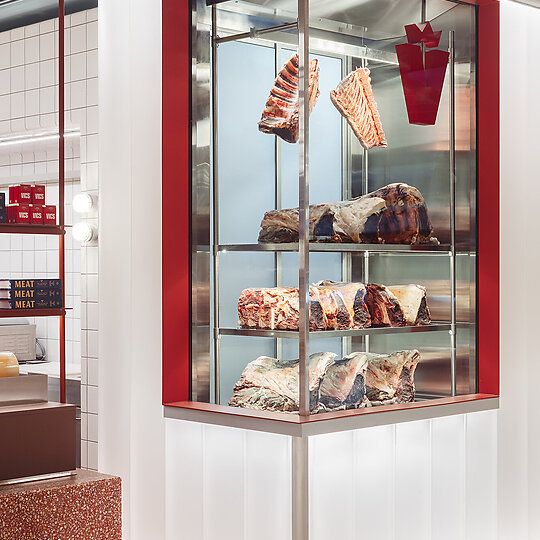 Interior photograph of Vic's Meat, Chatswood Chase by Katherine Lu