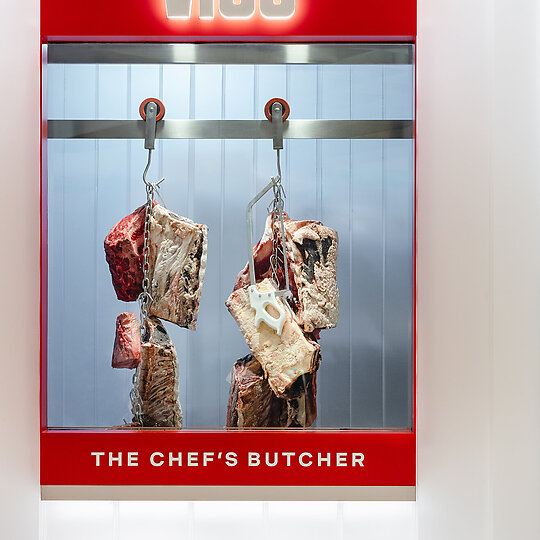 Interior photograph of Vic's Meat, Chatswood Chase by Katherine Lu