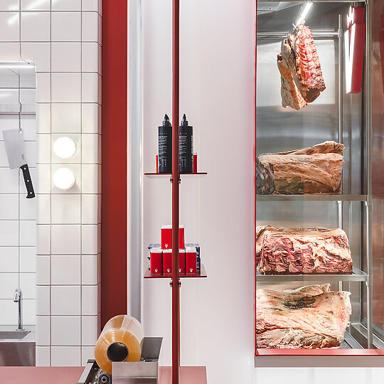 Interior photograph of Vic's Meat, Chatswood Chase by Katherine Lu