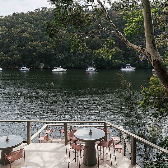 Interior photograph of Berowra Waters Inn by Victoria Geraghty