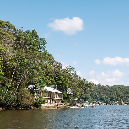 Interior photograph of Berowra Waters Inn by Victoria Geraghty