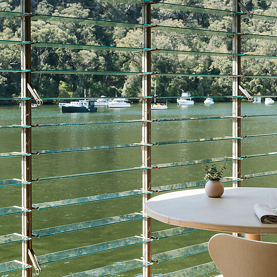 Interior photograph of Berowra Waters Inn by Victoria Geraghty