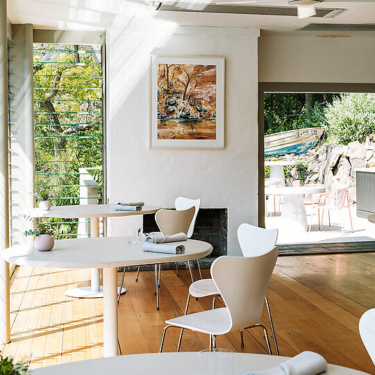 Interior photograph of Berowra Waters Inn by Victoria Geraghty