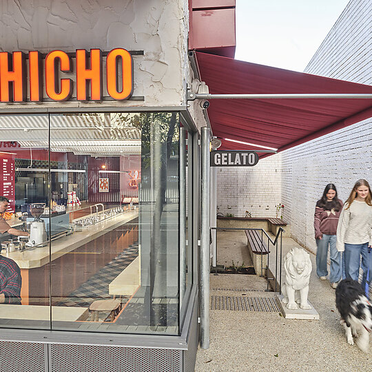 Interior photograph of Chicho Gelateria & Production Lab by Duncan Wright