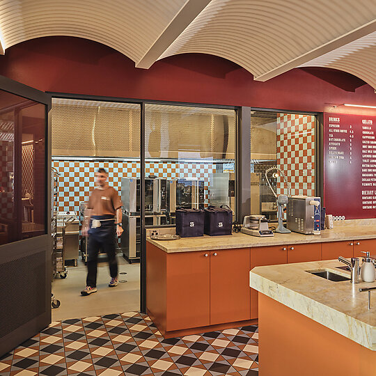 Interior photograph of Chicho Gelateria & Production Lab by Duncan Wright