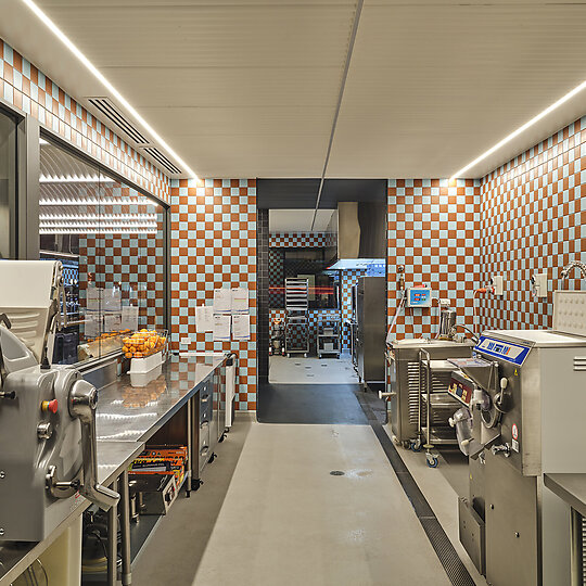 Interior photograph of Chicho Gelateria & Production Lab by Duncan Wright