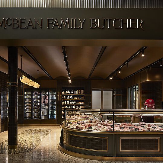 Interior photograph of G.McBean Family Butcher by Sharyn Cairns