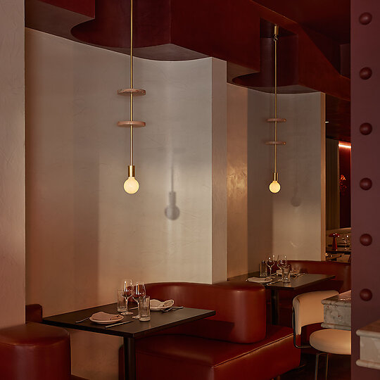 Interior photograph of Como Restaurant by Cieran Murphy