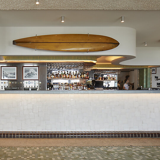 Interior photograph of The Beach Hotel by Alexander McIntyre