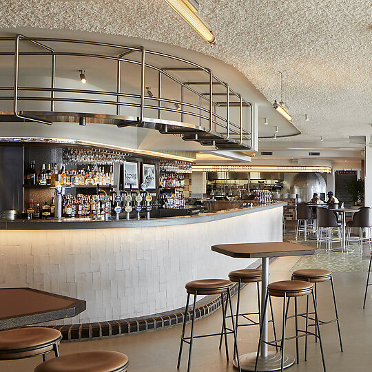 Interior photograph of The Beach Hotel by Alexander McIntyre