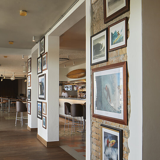 Interior photograph of The Beach Hotel by Alexander McIntyre