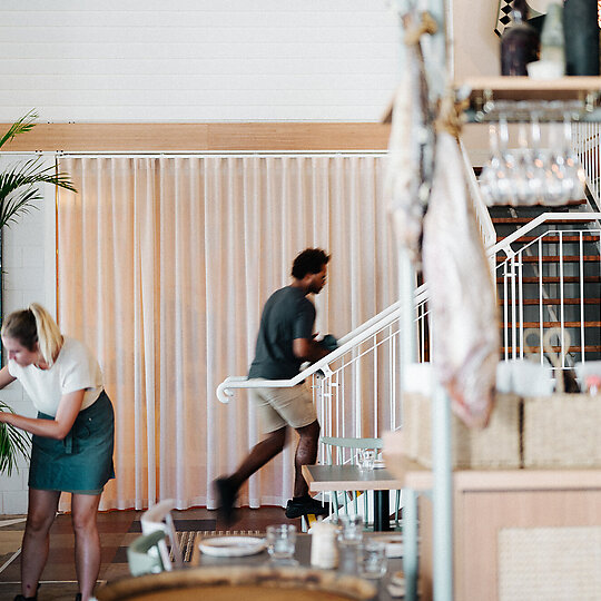 Interior photograph of Busselton Pavilion by Peggy Voir