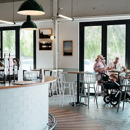 Interior photograph of Busselton Pavilion by Peggy Voir