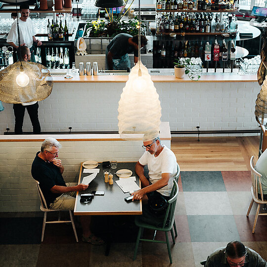 Interior photograph of Busselton Pavilion by Peggy Voir