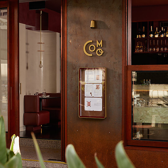 Interior photograph of Como Restaurant by ciaran Murphy